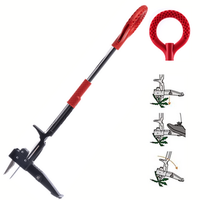 rootslayer - venteo - extractor de malas hierbas con pedal - acero inoxidable