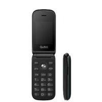 telefono movil qubo x-209 4g negro 24 dual sim boton sos bluetooth bateria 1000mah
