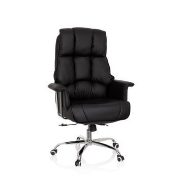 Silla De Oficina, Sillón De Dirección Commander Cuero Sintético Negro