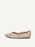 caprice ballerina white made of leather with block heel size 40