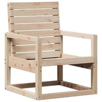 silla de jardin  silla de exterior  sillon madera maciza de pino 575x63x76 cm