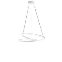 lampara colgante led blanca ritmo 6618 b lc perenz