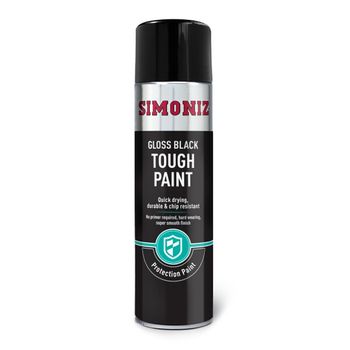 Tough Black Gloss Spray Paint 500ml