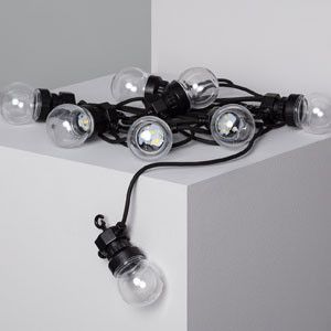 Guirnalda Bombillas LED con cargador Solar 7M