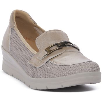 Grunland Mocasines N6SIMI CHAMPAGNE para mujer
