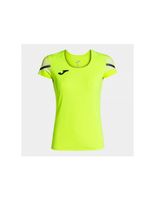 camiseta manga corta joma elite xi amarillo fluor negro