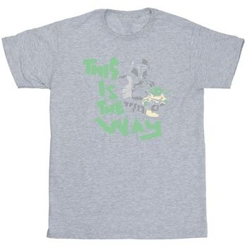 Disney Tops y Camisetas The Mandalorian This Is The Way para niño