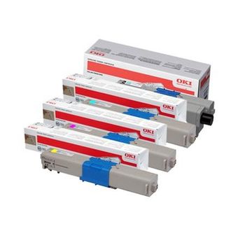 Original Multipack OKI C321DN Printer Toner Cartridges (4 Pack) -44973536