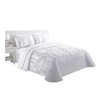 Colcha bouti para Verano y Entretiempo, Colcha para Cama 90/105/135/150, 100% Poliester, Colcha Cubre Cama Fina, Suave, incluye funda de cojin 45x70cm