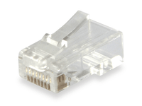 kit 100 conectores rj45 equip categoria 6 121144