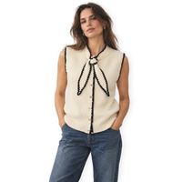 vila jersey celeste knit - birch para mujer