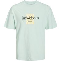 jack  jones camiseta 12250436 jorlafayette branding tee ss crew neck skylight para hombre
