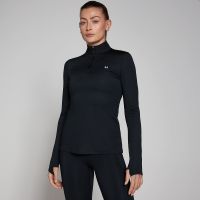 camiseta de entrenamiento con cremallera de 14 para mujer de mp - negro - l