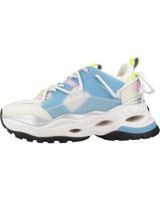 de buffalo zapatillas mujer modelo triplet lace color azul pnkbllm