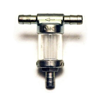 Filtro de combustible 6mm 3 vías transparente