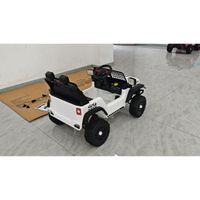 aiyaplay coche electrico infantil 12v control remoto bateria de litio arranque progresivo suspension 4 ruedas blanco