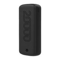 bateraa externa celly evo 20000 mah usb-cusb-a carga rapida
