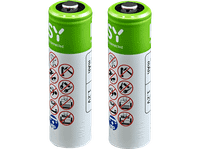 pilas aaa recargables - isy iab-1003 nimh niquel-metalhidrido 800 mah 2 pilas