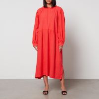 toit volant moonrise cloque midi dress - xss