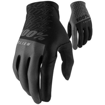 100% Celium MTB Gloves - XXL - Black/Grey