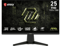 monitor gaming - msi mag 255f x24 245  full-hd 200 hz 05 ms ips negro