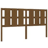 cabecero accesorio para dormir mueble de dormitorio estilo palet 1655 x 4 x 100 cm madera maciza marron claro tdl0202946
