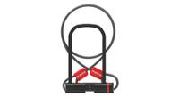 antivol velo u zefal k traz u13 a combinaison 115x230mm d 13mm avec cable 1 2m avec soporte clip   sold secure niveau silver