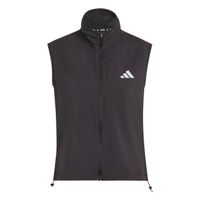 adidas run essential vest chalecos para correr mujeres-negro