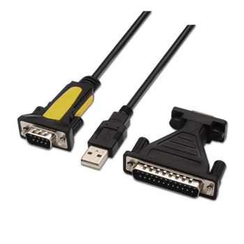 Aisens A104-0039 Conversor USB a RS232 1.8m Negro