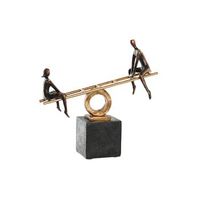 figura resina metal 27x9x275 personas columpio