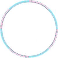 hula hoop aro de fitness profesional para adulto de gimnasio 6 secciones desmontable tubo de acero inoxidable cubierta con goma espuma ahuecado por dentro para rellanar peso hasta 4 kg aro