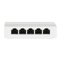 conmutador hikvision ds-3e0505d-e 5 puertos rj45 101001000 mbps plug  play bajo consumo
