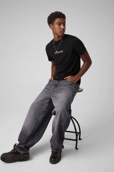 Camiseta Con Logotipo Bordado Corte Slim