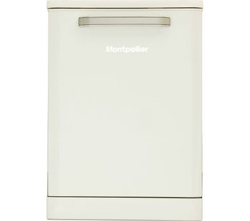 MONTPELLIER MAB600C Full-size Dishwasher - Cream, Cream