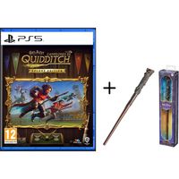 warner pack harry potter campeones de quidditch deluxe edition  varita de harry potter the noble collection