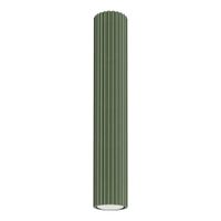 lampara de techo verde oliva aluminio alt 7 cm