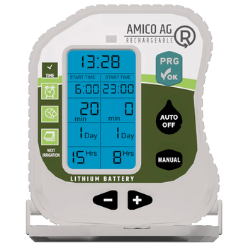 Programador De Riego A Pilas Rain Amico Ag R. Adecuado Para Pequeños Huertos E Invernaderos (1 Zona)