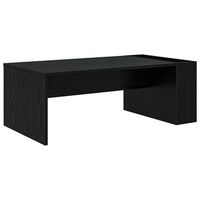 mesa de centro 95x50x34 cm madera - negro