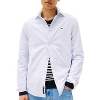 tommy hilfiger camisa manga larga oxford para hombre