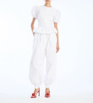Rotate para mujer. 115161400 Top Alix blanco (34), Casual, Manga corta, Algodón Orgánico, Sostenible