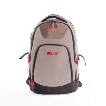 Siux - Mochila De Pádel  Edge Con Espacio Para 1 Pala Y Zapatillas, Diseño Funcional Y Espalda Acolchada, Blanco