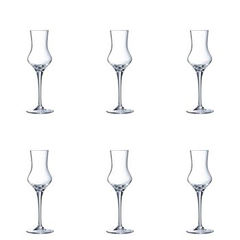 Juego de 6 copas coñac cristal 10 cl