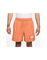 pantalones cortos nike woven flow hombre naranja