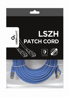 cable red s-ftp gembird cat 6a lszh azul 10 m