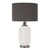 lampara de mesa de cristal cm o 375x65