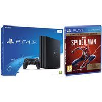 sony playstation 4 pro  marvels spider-man goty edition bundle