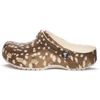 crocs zuecos carob classic pop animal clog para mujer