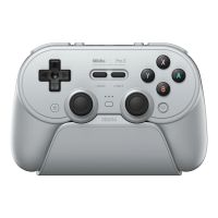 controlador de juego 8bitdo pro 3 de modo triple con base de carga gatillos de efecto hall joystick tmr para switch 2