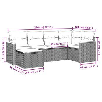 Conjunto De Salón (de 6 Piezas, Con Cojines)