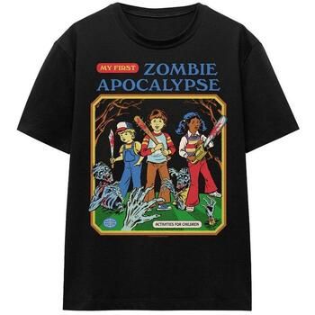 Steven Rhodes Camiseta My First Zombie Apocalypse para mujer